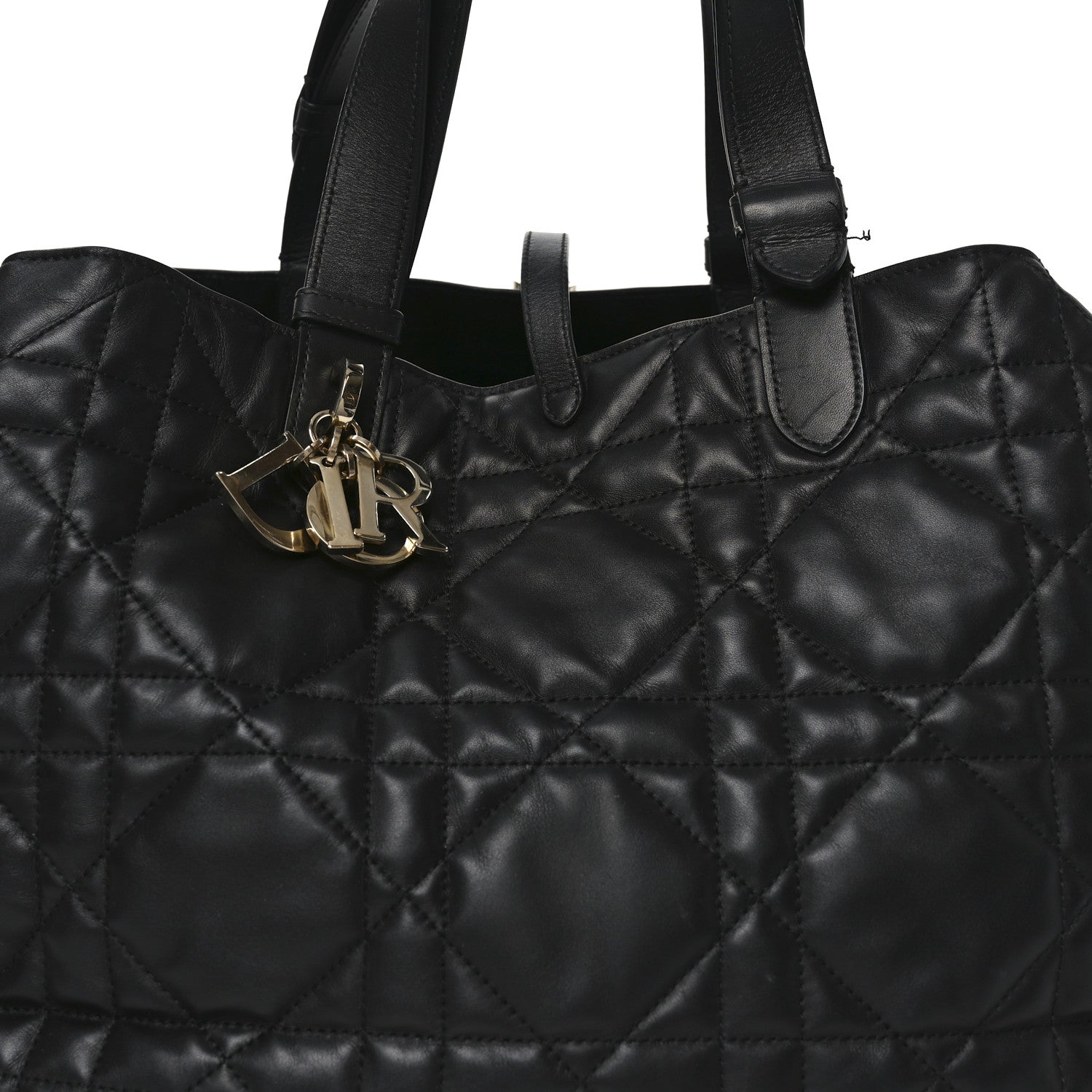 Christian Dior Calfskin Macrocannage Large Toujours Black 9 of 12