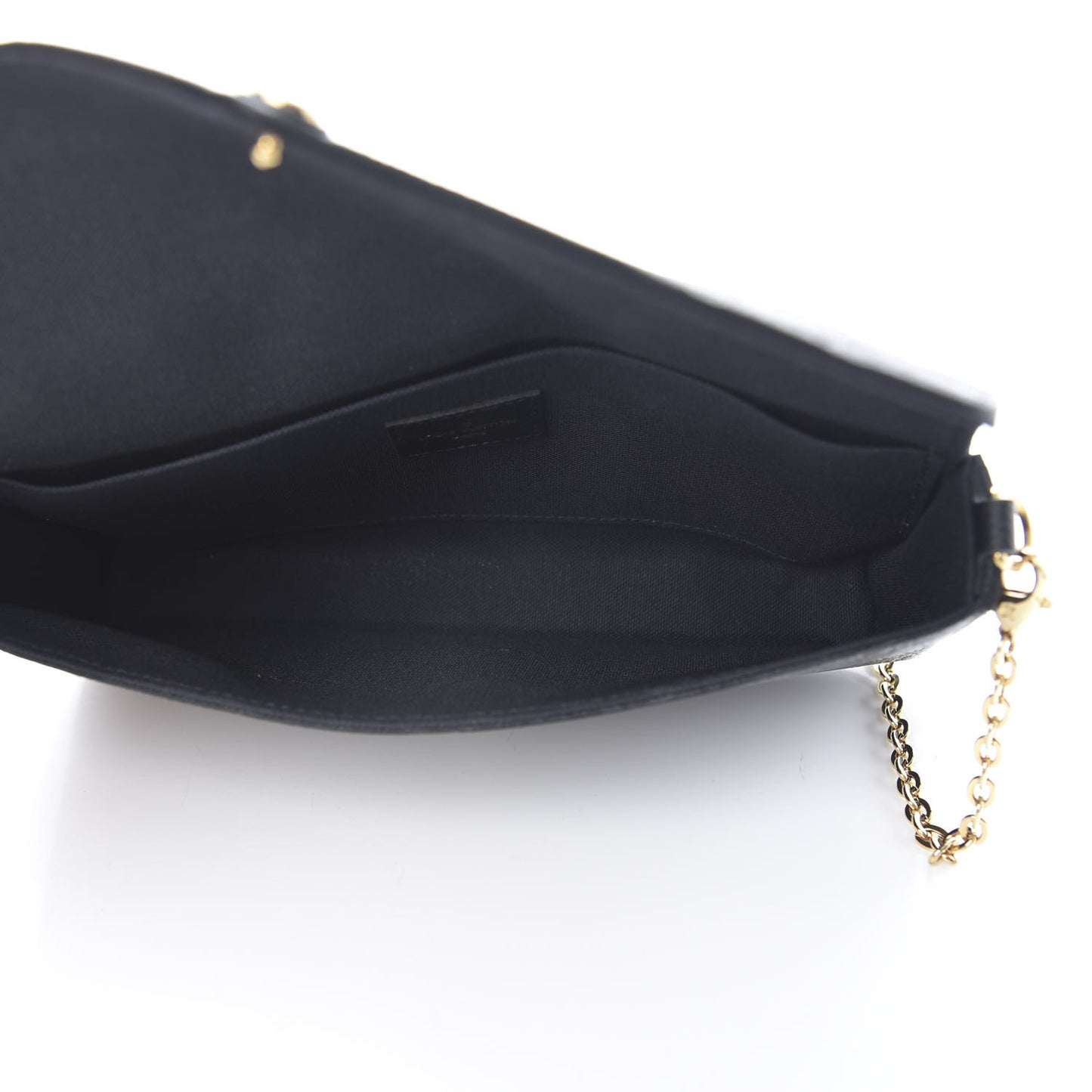 Empreinte Pochette Felicie Chain Wallet Black