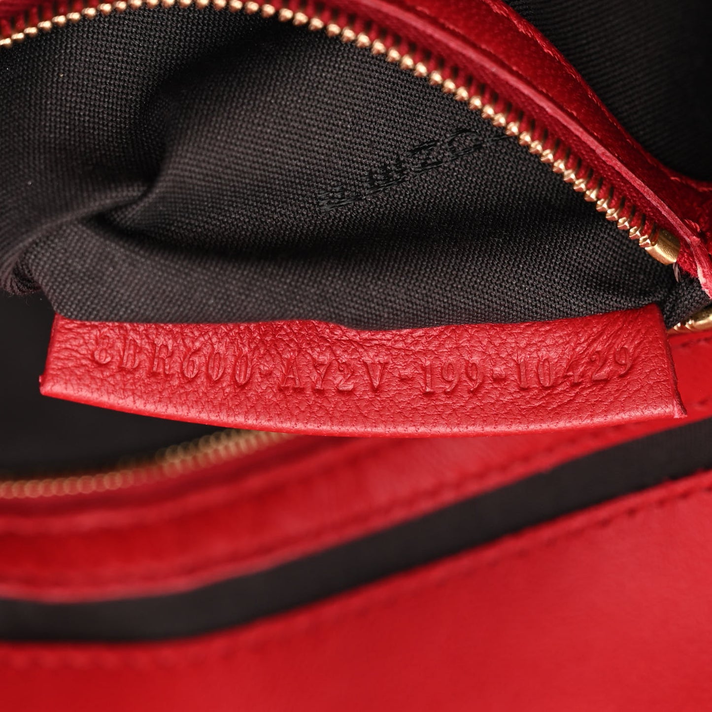 Nappa FF 1974 Embossed Baguette Fragola