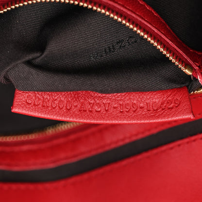 Fendi Nappa FF 1974 Embossed Baguette Fragola 7 of 12