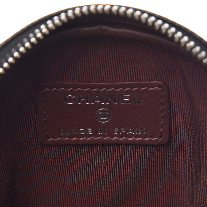 Chanel Caviar Quilted Zip Around Classic Coin Purse Black 6 of 8