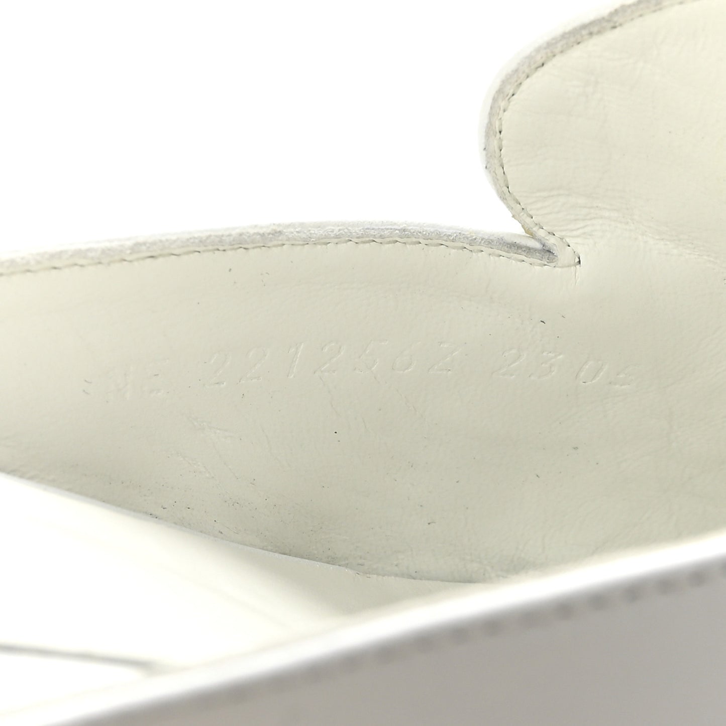 Calfskin Oz Mules 38 White