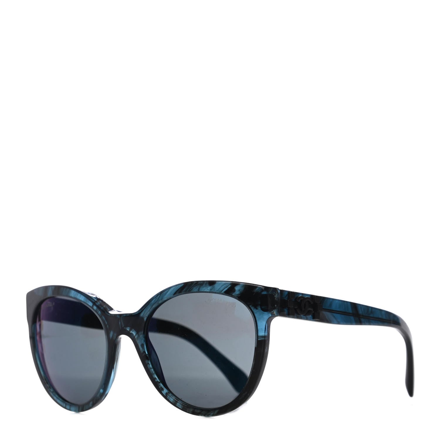 Chanel Acetate Pantos Signature CC Sunglasses 5315 Blue 1 of 8