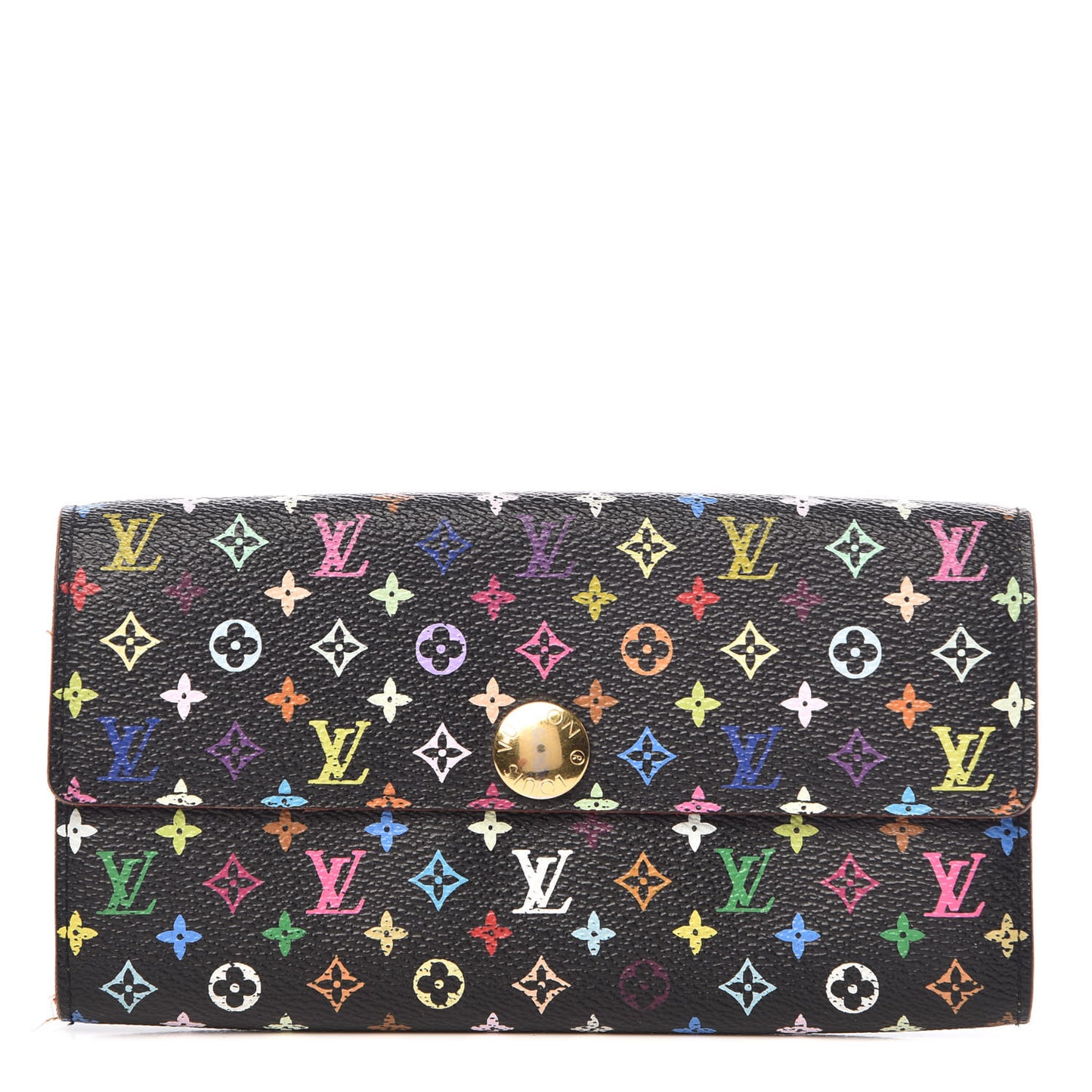 Monogram Multicolor Sarah Wallet Black