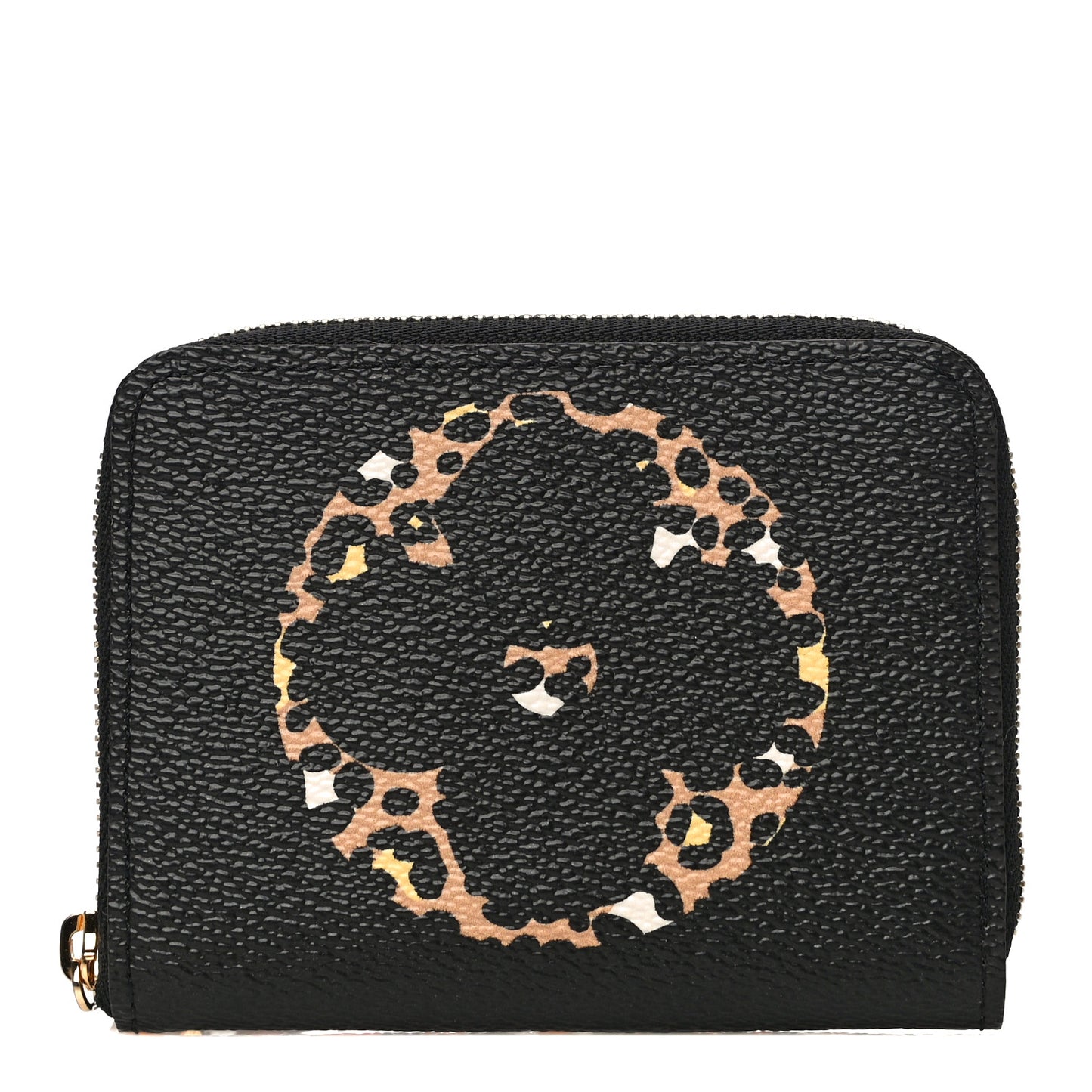 Monogram Giant Jungle Zippy Coin Purse Black