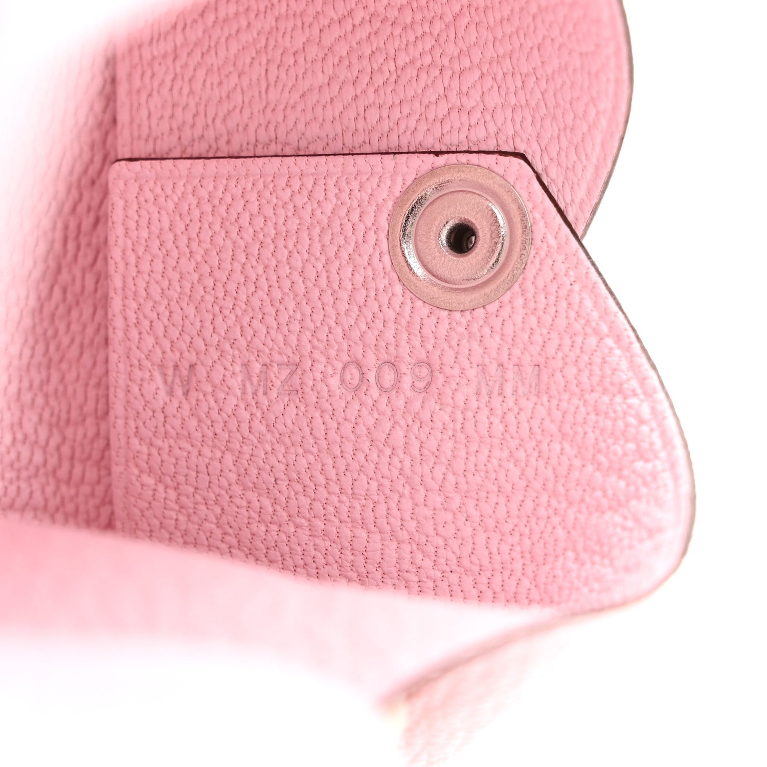 Hermes Chevre Mysore Calvi Card Case Rose Darling 7 of 8