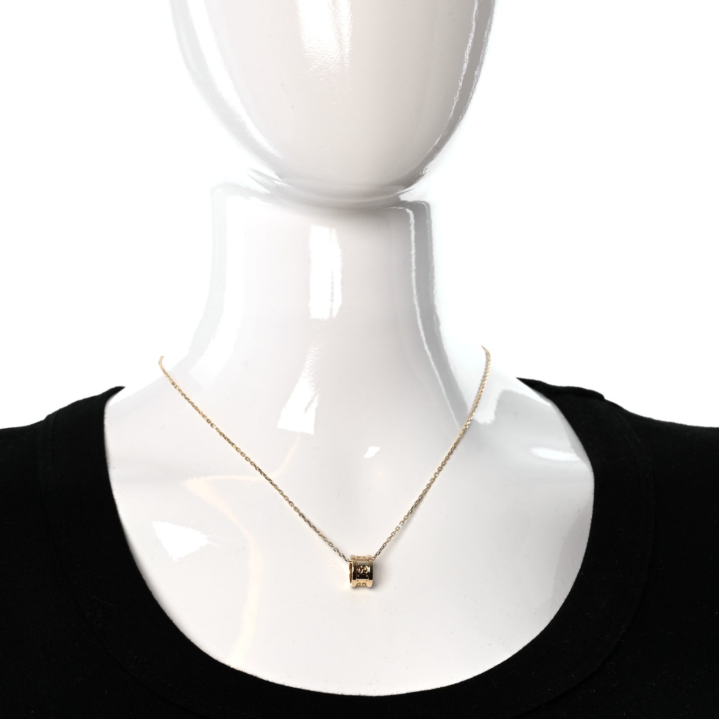 18K Yellow Gold Icon Twirl Necklace