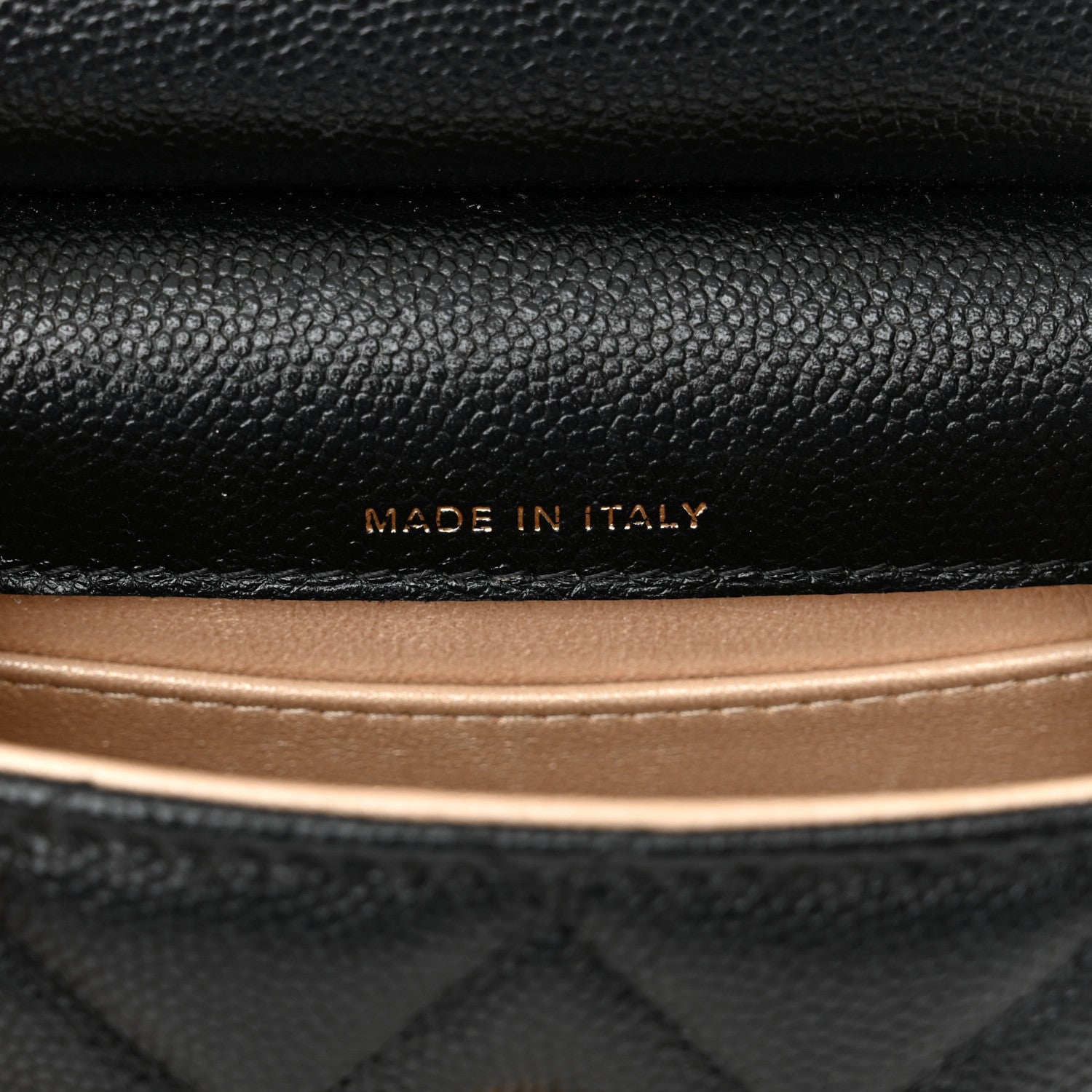 Chanel Caviar Quilted Mini Flap Clutch With Chain Black 7 of 11