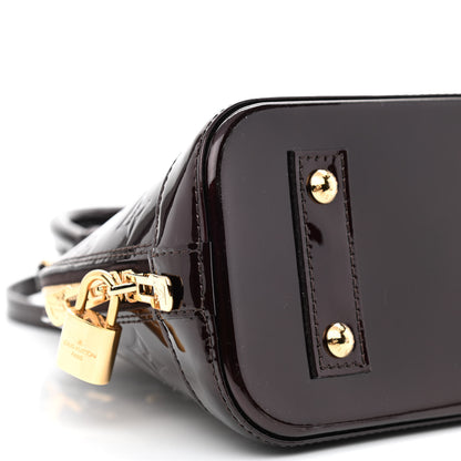 Louis Vuitton Vernis Alma BB Amarante 9 of 10