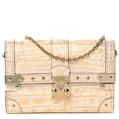 Louis Vuitton Alligator Trunk Chain Wallet Pearl 1 of 9