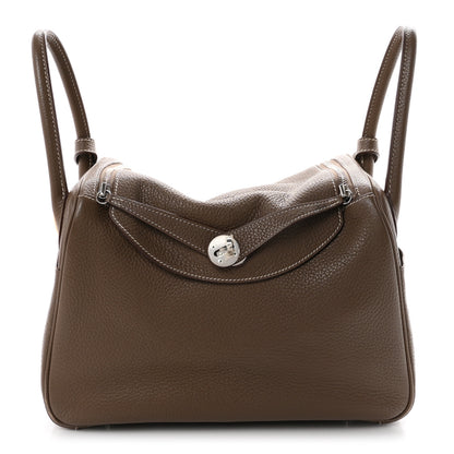 Hermes Taurillon Clemence Lindy 30 Etoupe 1 of 11