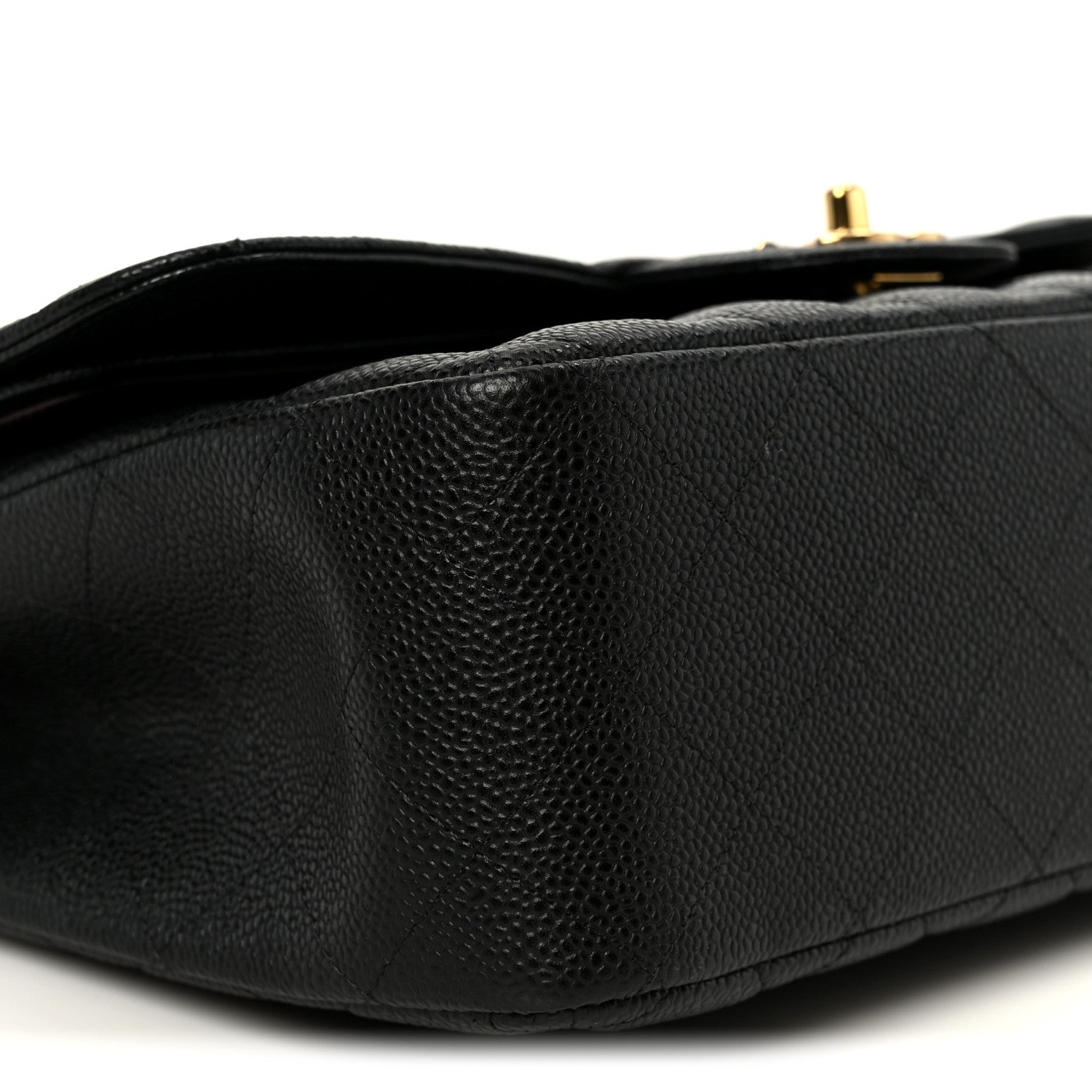 Chanel Caviar Quilted Jumbo Double Flap Black 10 of 11