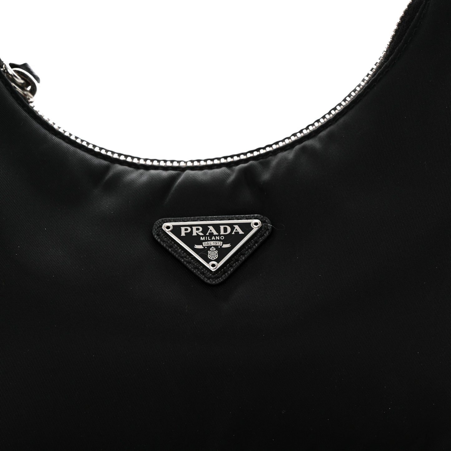 Tessuto Nylon Saffiano Mini Re-Edition 2005 Bag Black