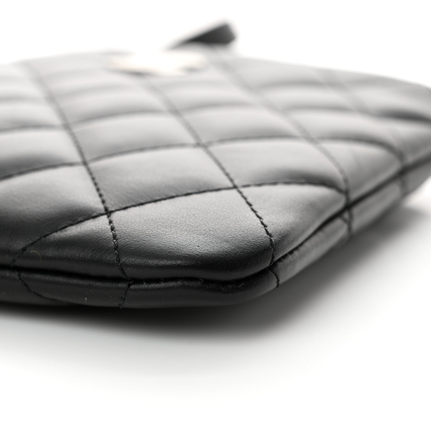 Chanel Lambskin Quilted Crossbody Bag Black 10 of 10