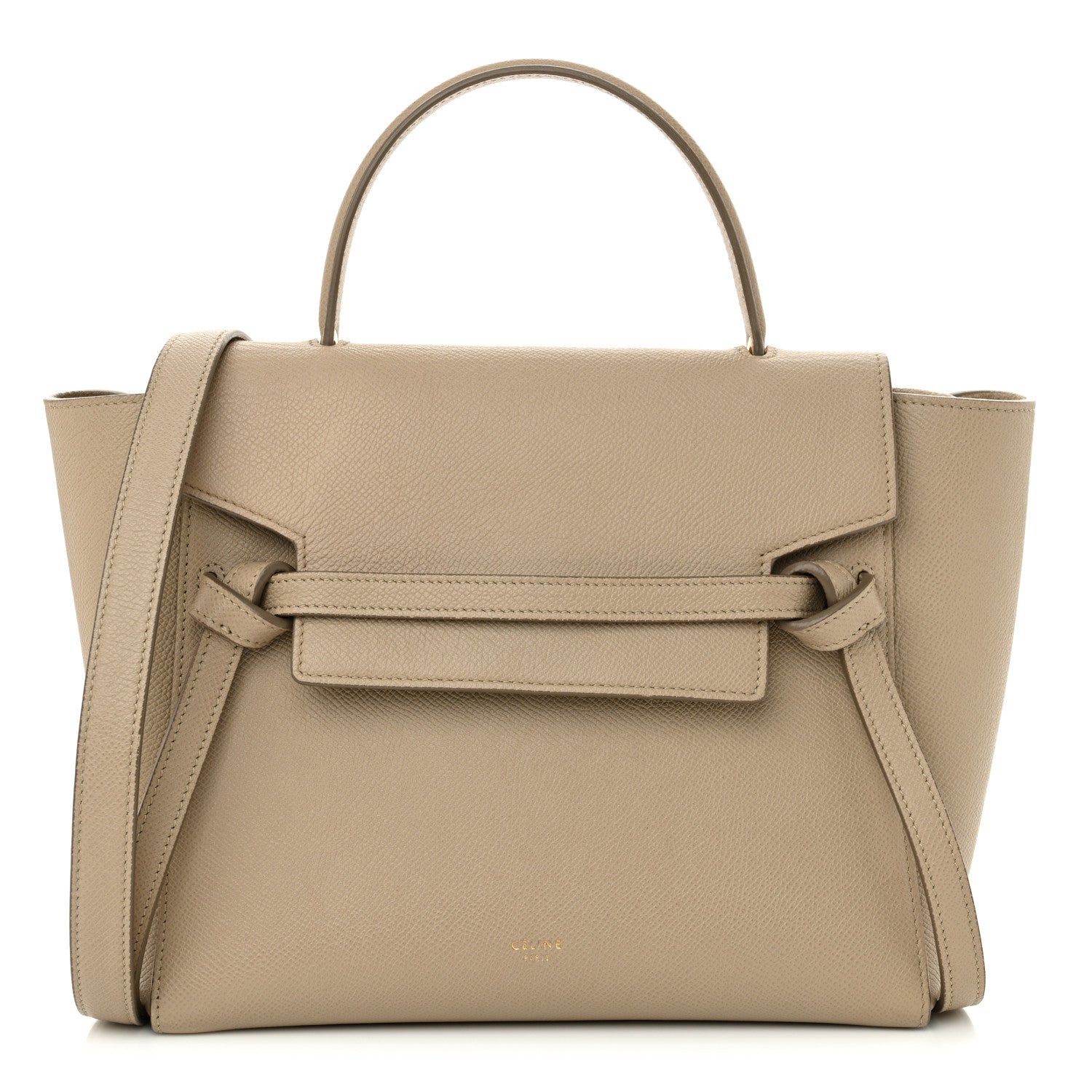 Celine Baby Grained Calfskin Micro Belt Bag Light Taupe 1 of 12