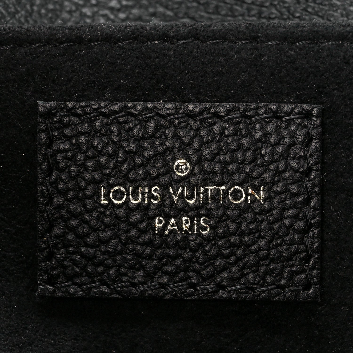 Louis Vuitton Empreinte Monogram Giant Pochette Metis East West Black Beige 6 of 10