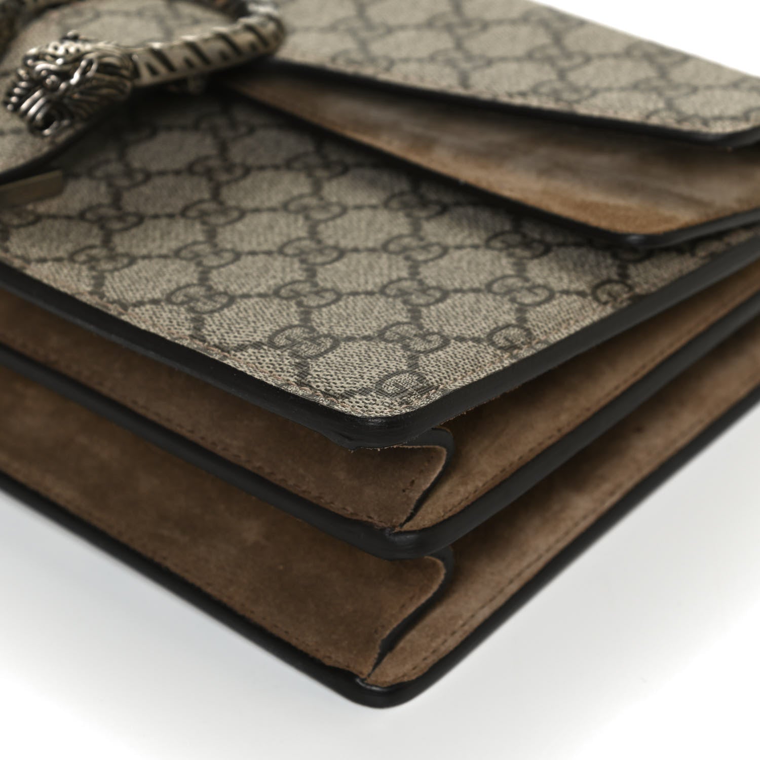 Gucci GG Supreme Monogram Small Dionysus Shoulder Bag Taupe 12 of 13