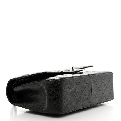 Chanel Caviar Quilted Jumbo Double Flap Black 4 of 10