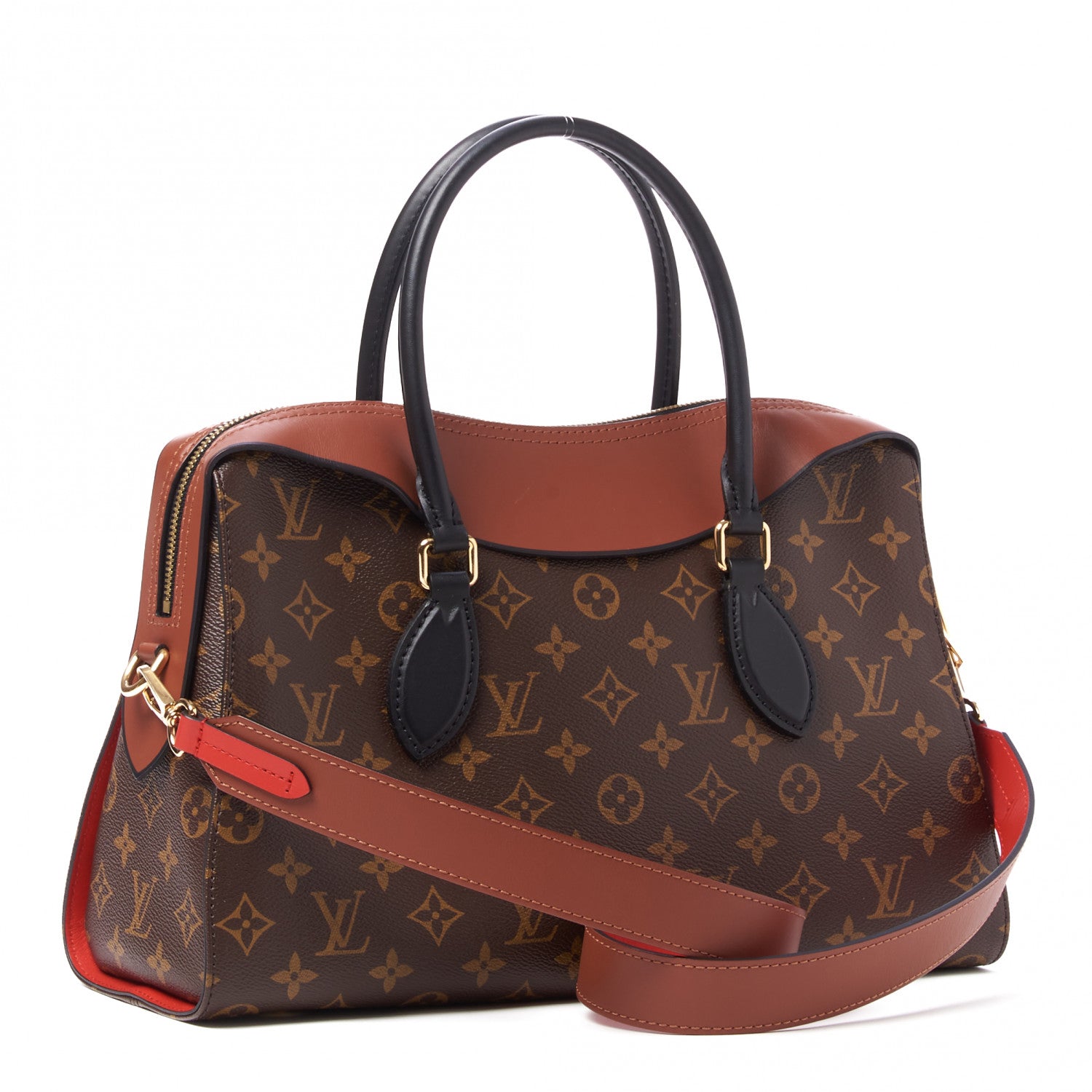 Louis Vuitton Monogram Tuileries Caramel Rouge 3 of 9