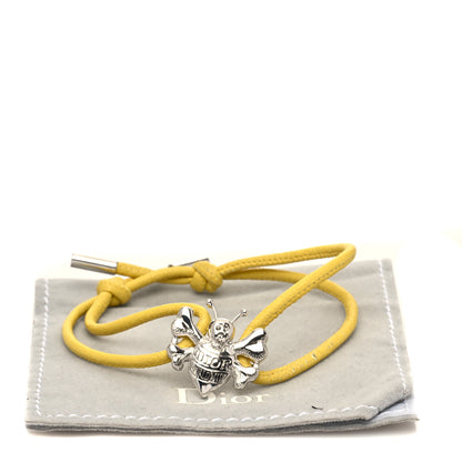Christian Dior Calfskin Bee Bracelet Silver Yellow 5 of 5