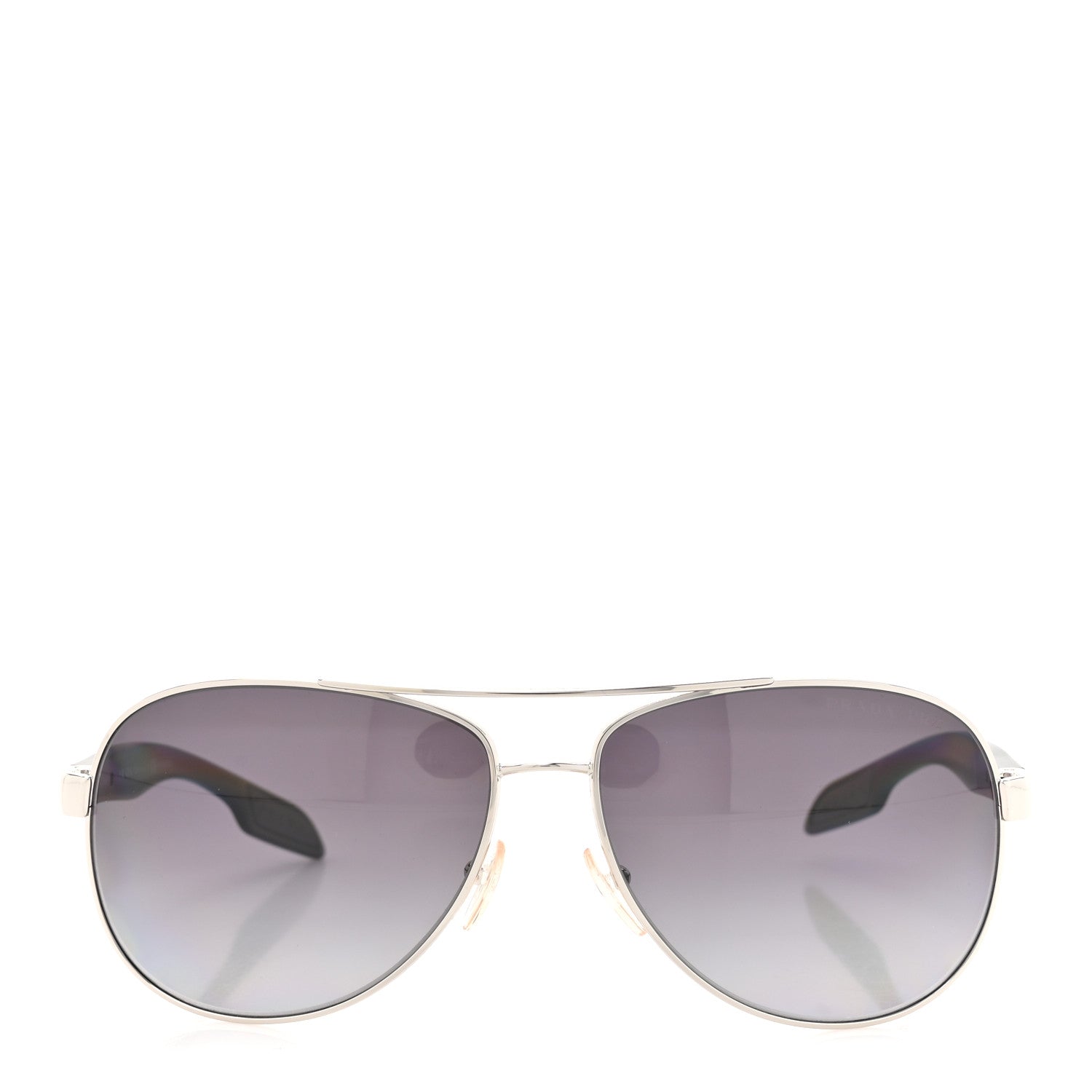 Prada Aviator Sunglasses SPS 53P Black 2 of 7