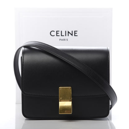Celine Box Calfskin Small Classic Box Flap Bag Black 12 of 12