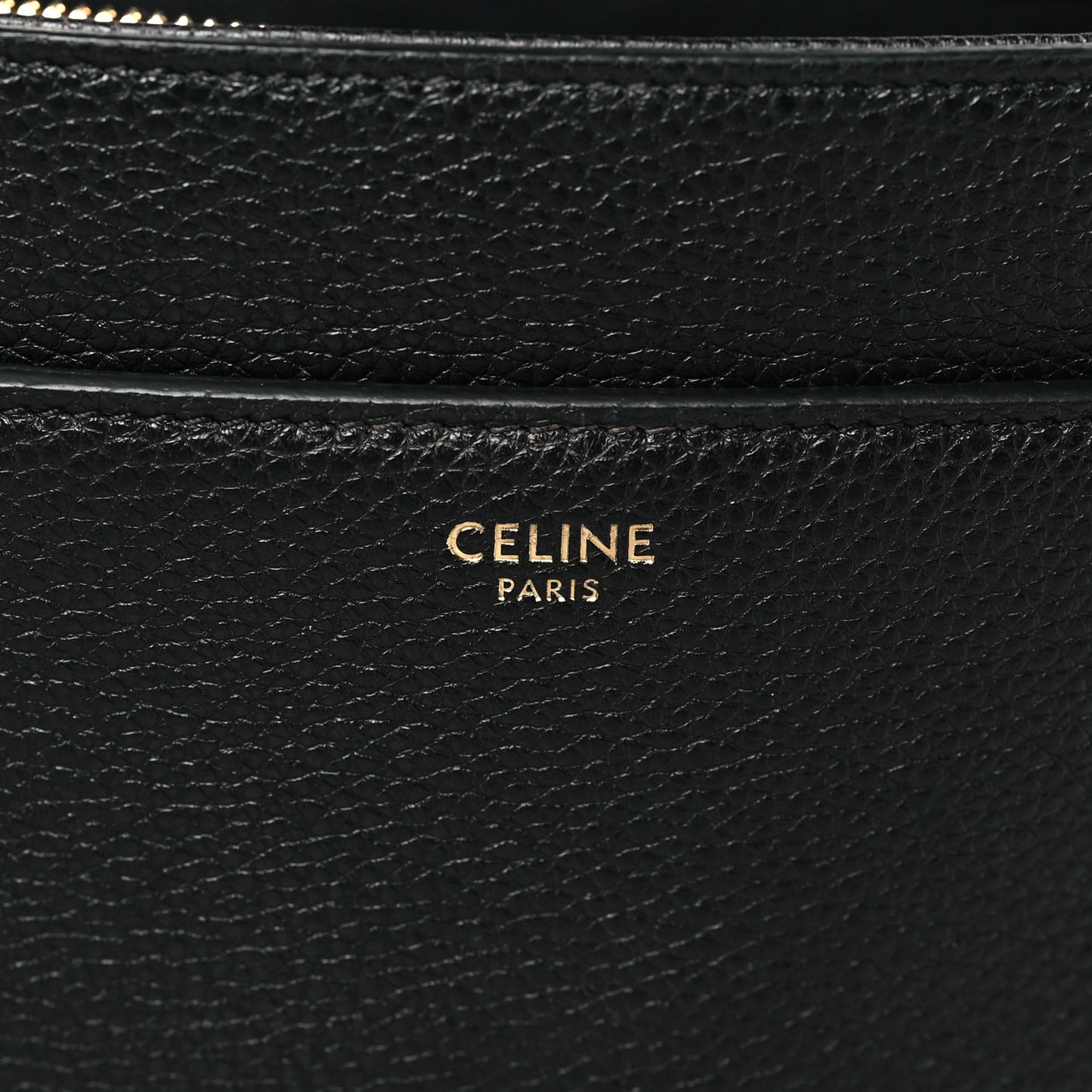 Grained Calfskin Classique 16 Top Handle Bag Black