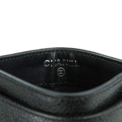 Chanel Caviar Timeless CC Card Holder Black 6 of 8