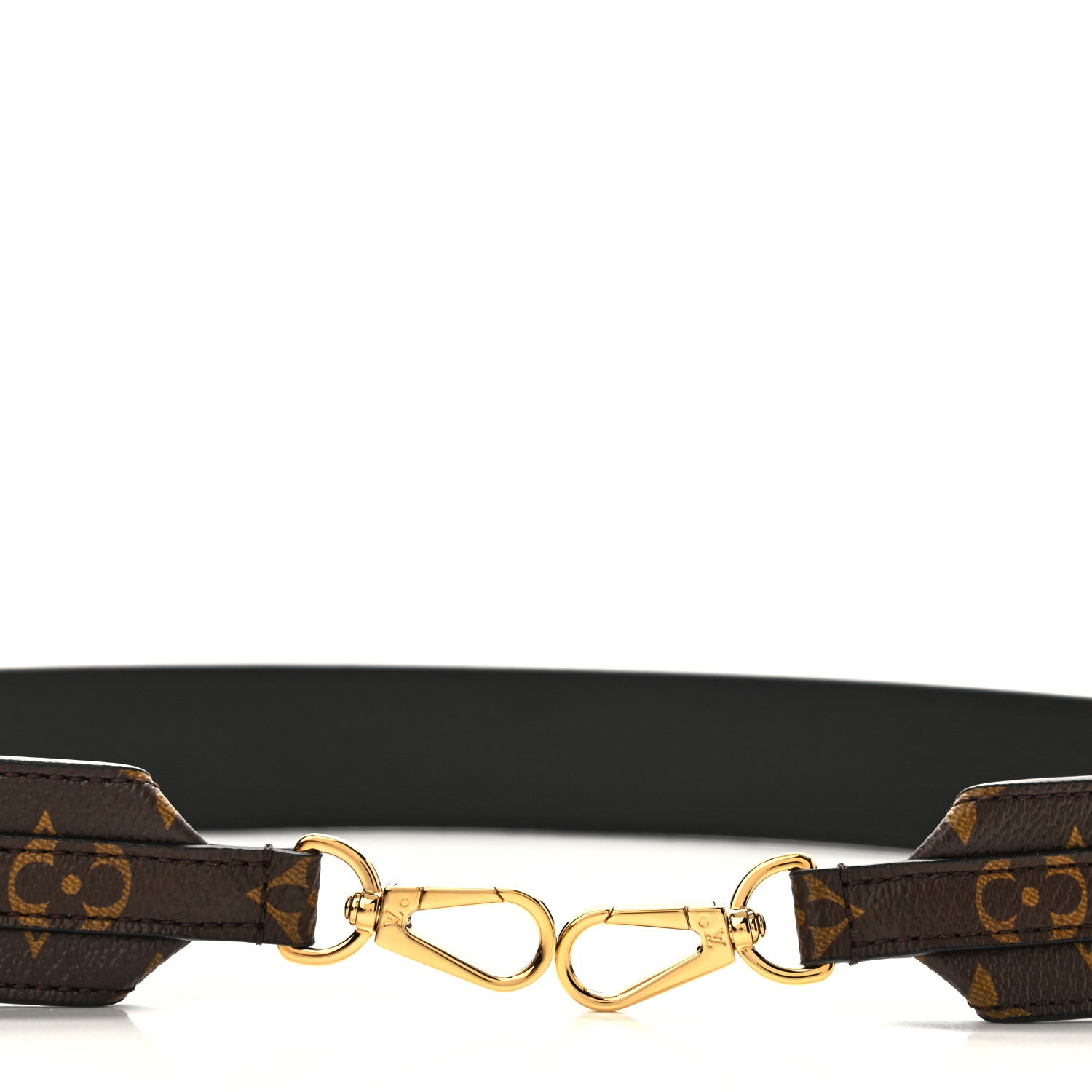 Louis Vuitton Monogram Bandouliere Shoulder Strap Black 4 of 4