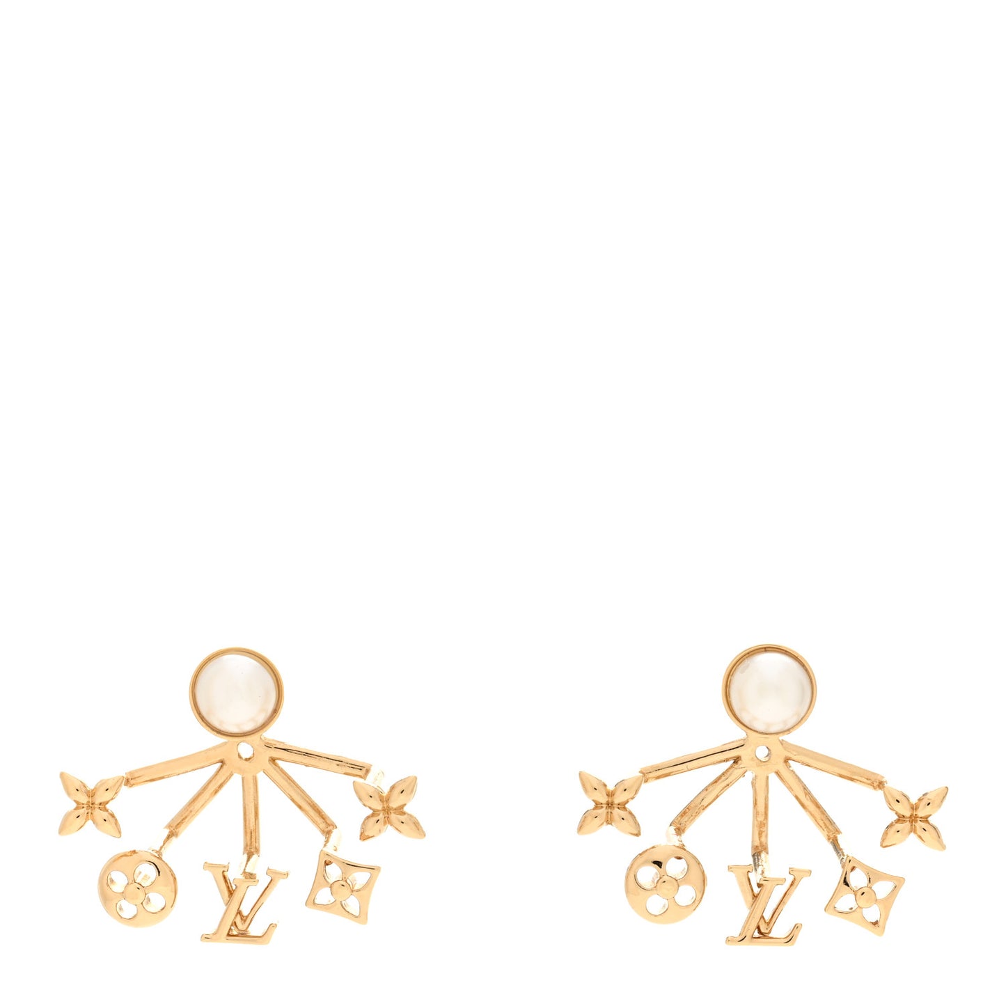 Metal Cruiser Earrings Gold