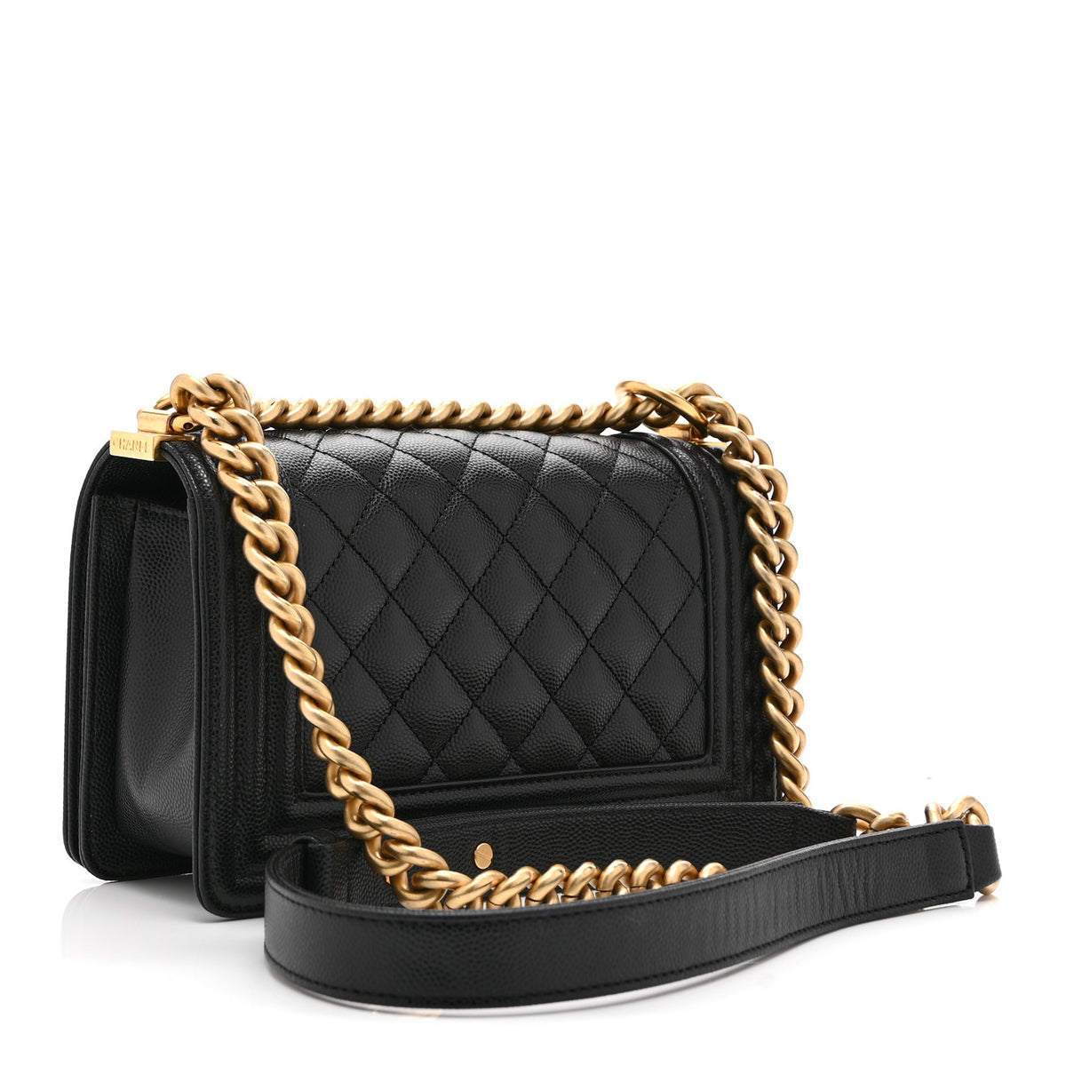 Chanel Caviar Quilted Small Boy Flap Black 3 of 10