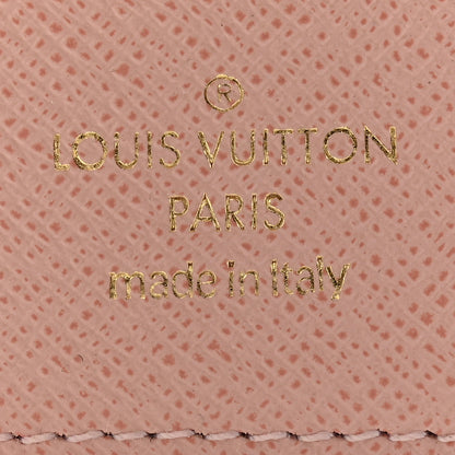 Louis Vuitton Damier Azur Victorine Wallet Rose Ballerine 6 of 7