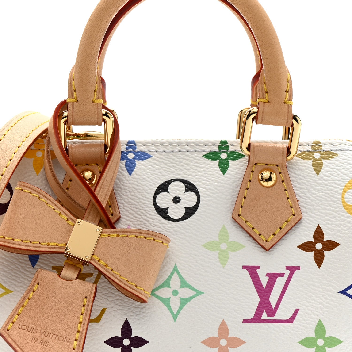 Louis Vuitton LV X TM Monogram Multicolor Nano Speedy White 7 of 10