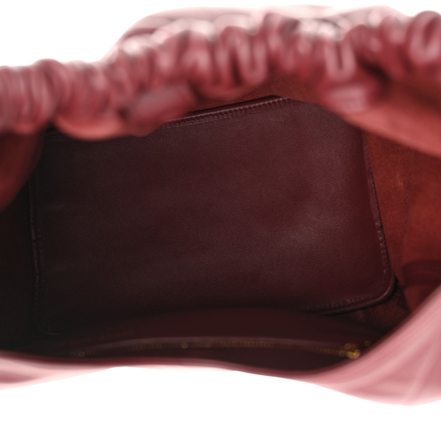 Buttery Nappa Lambskin Medium Squeeze Bag Burgundy