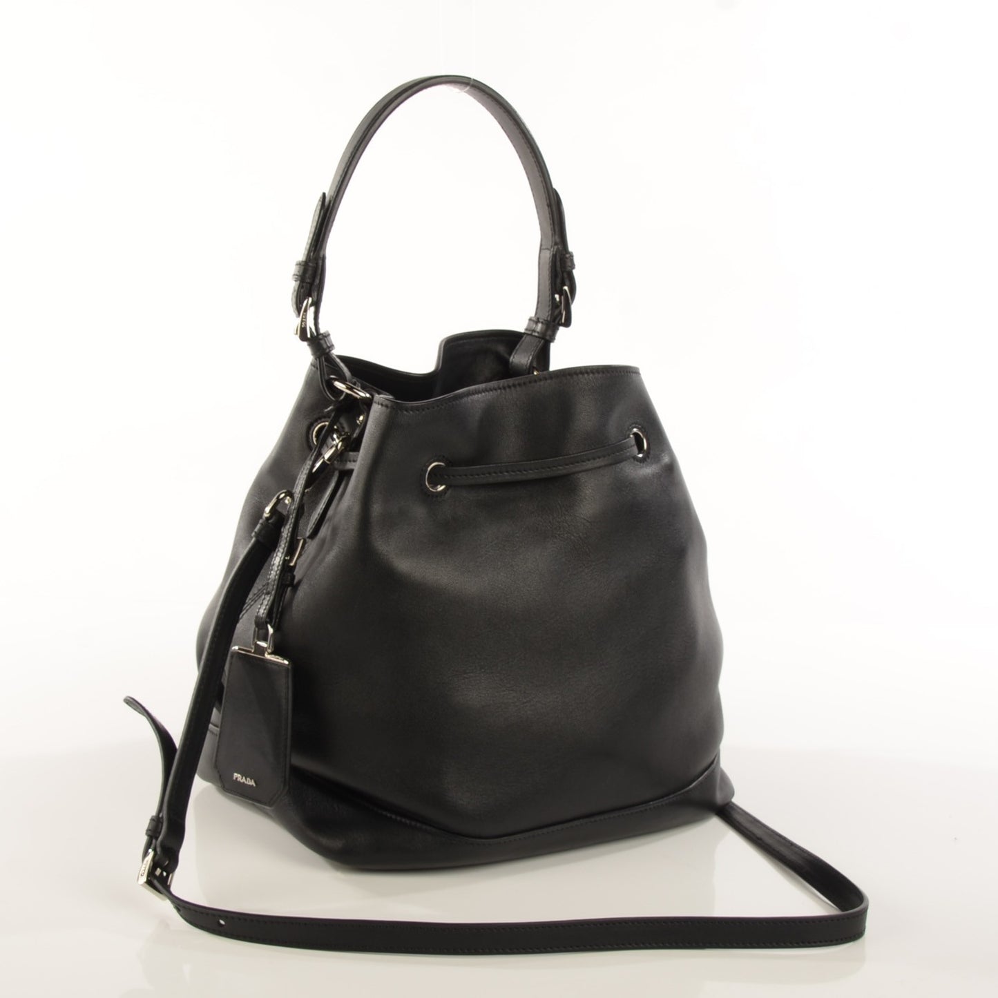Soft Calf Bucket Bag Nero Black