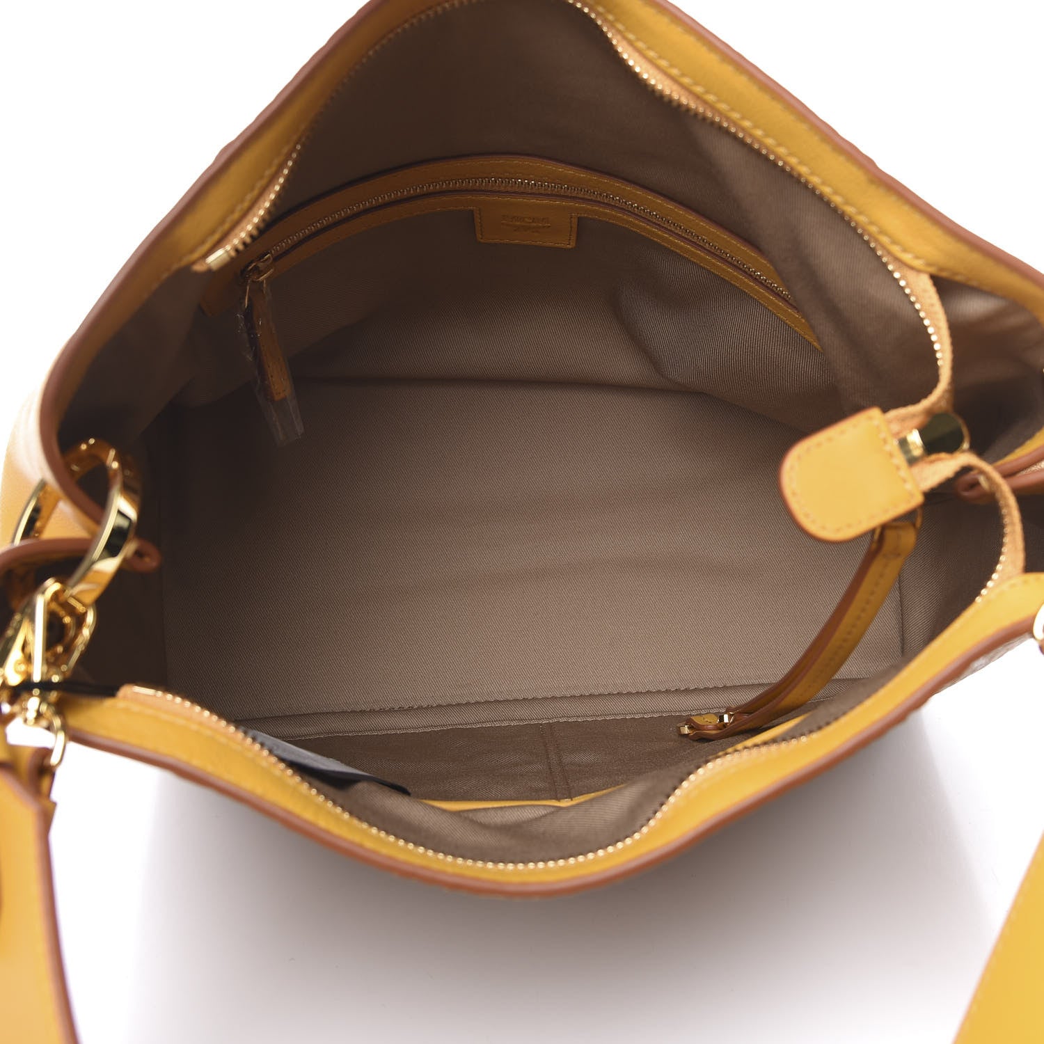 MCM Visetos Medium Klara Hobo Cognac Yellow 6 of 11