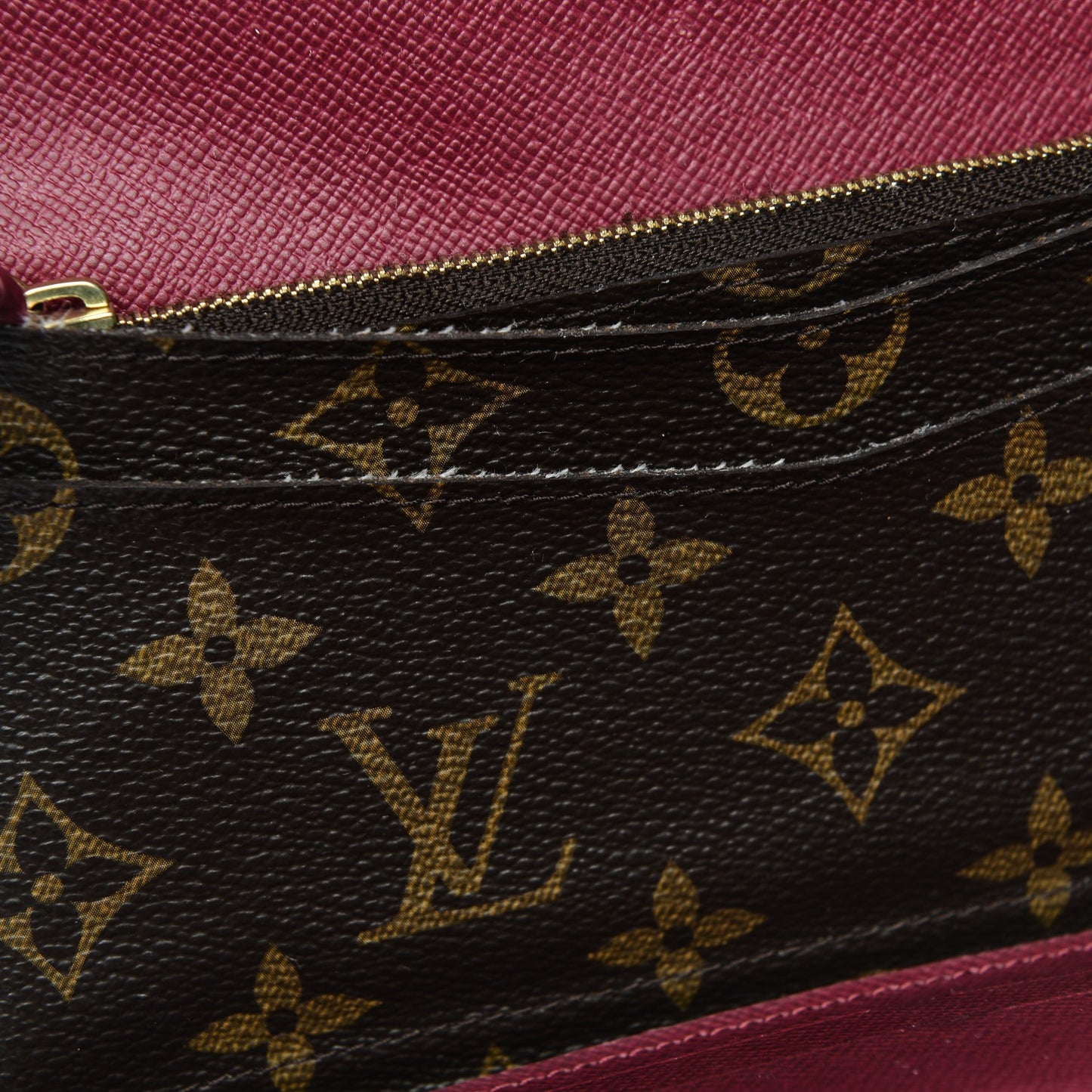 Monogram Josephine Wallet Fuchsia