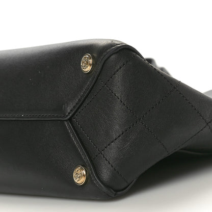 Chanel Lambskin Stitched Essential Shopping Tote Black 9 of 12