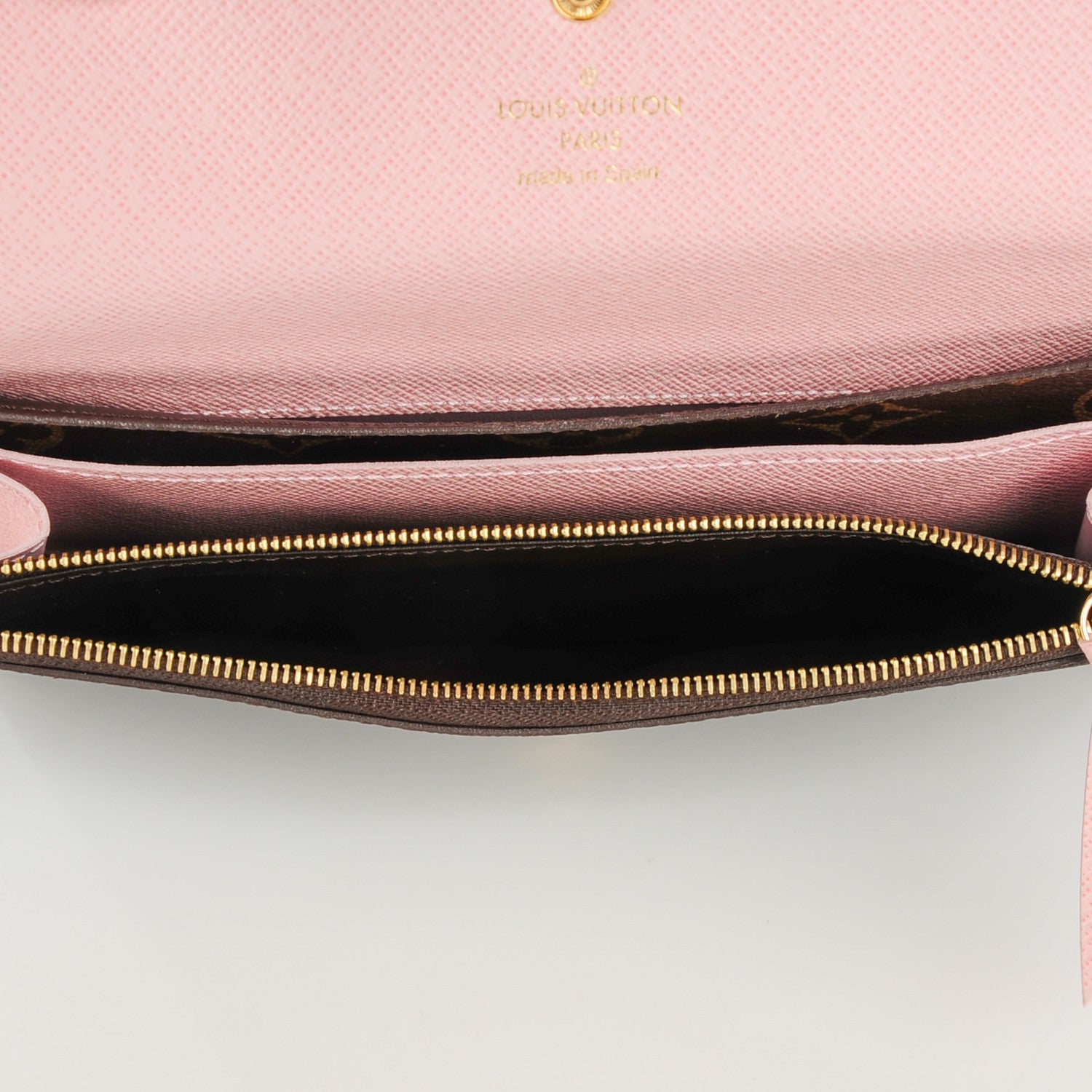 Louis Vuitton Monogram Emilie Wallet Rose Ballerine 5 of 7