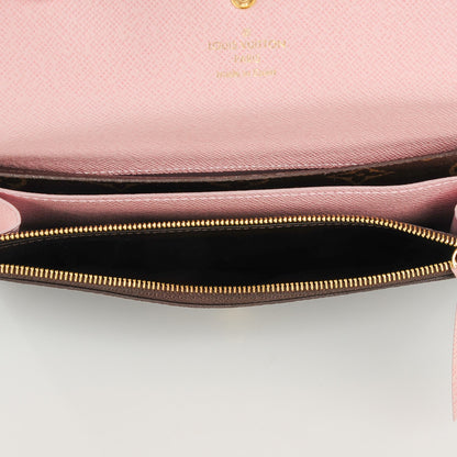 Louis Vuitton Monogram Emilie Wallet Rose Ballerine 5 of 7