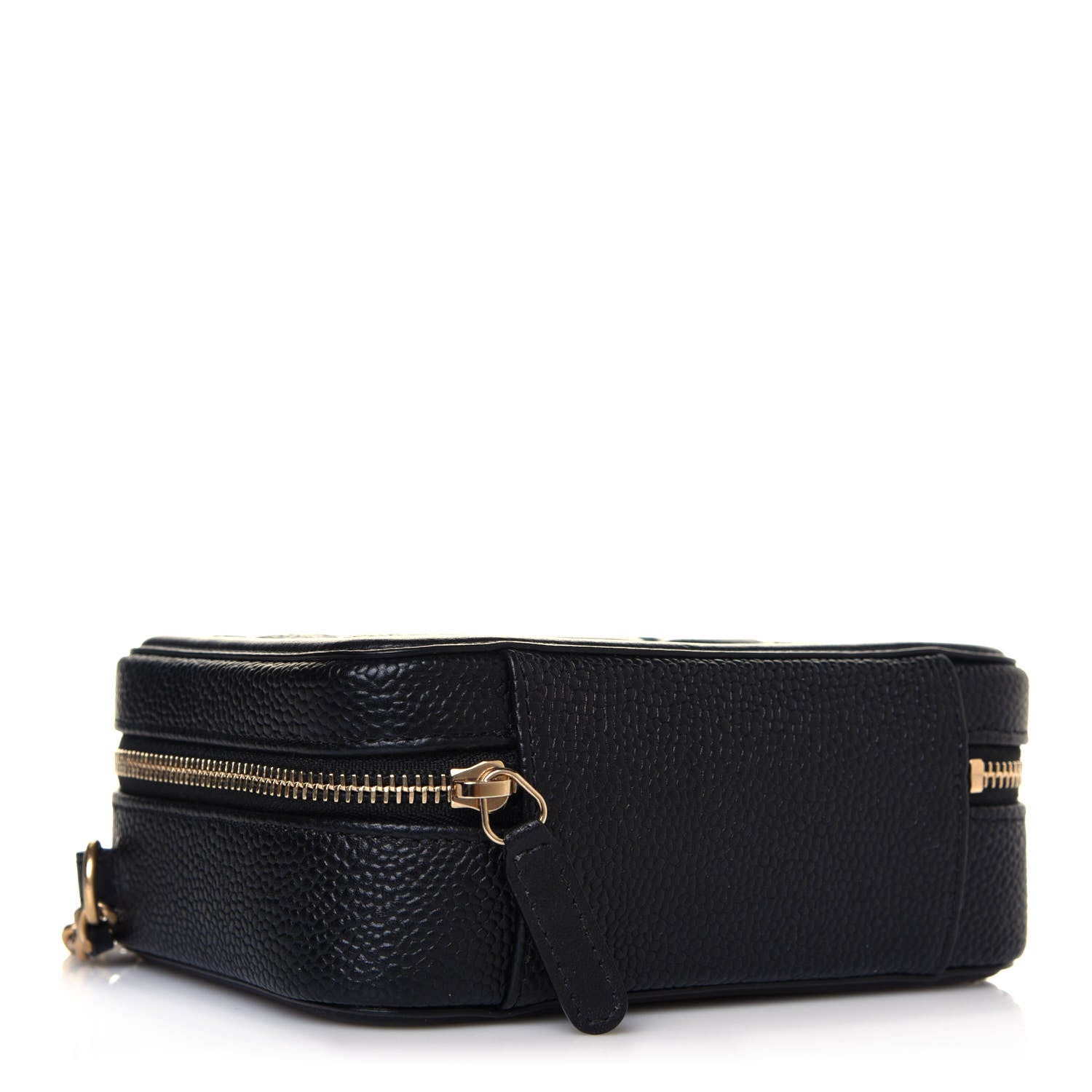 Chanel Caviar Quilted CC Filigree Vanity Clutch With Chain Black 4 of 13