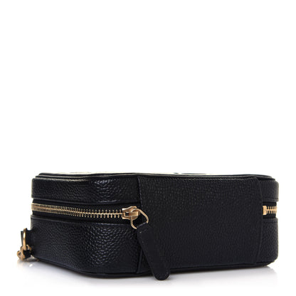 Chanel Caviar Quilted CC Filigree Vanity Clutch With Chain Black 4 of 13