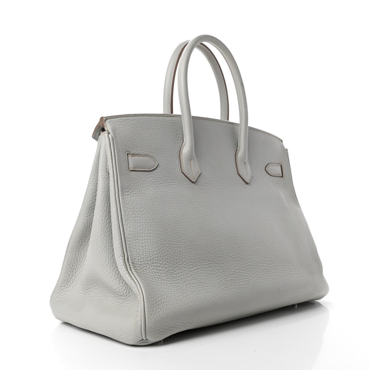 Taurillon Clemence Birkin 35 Gris Perle