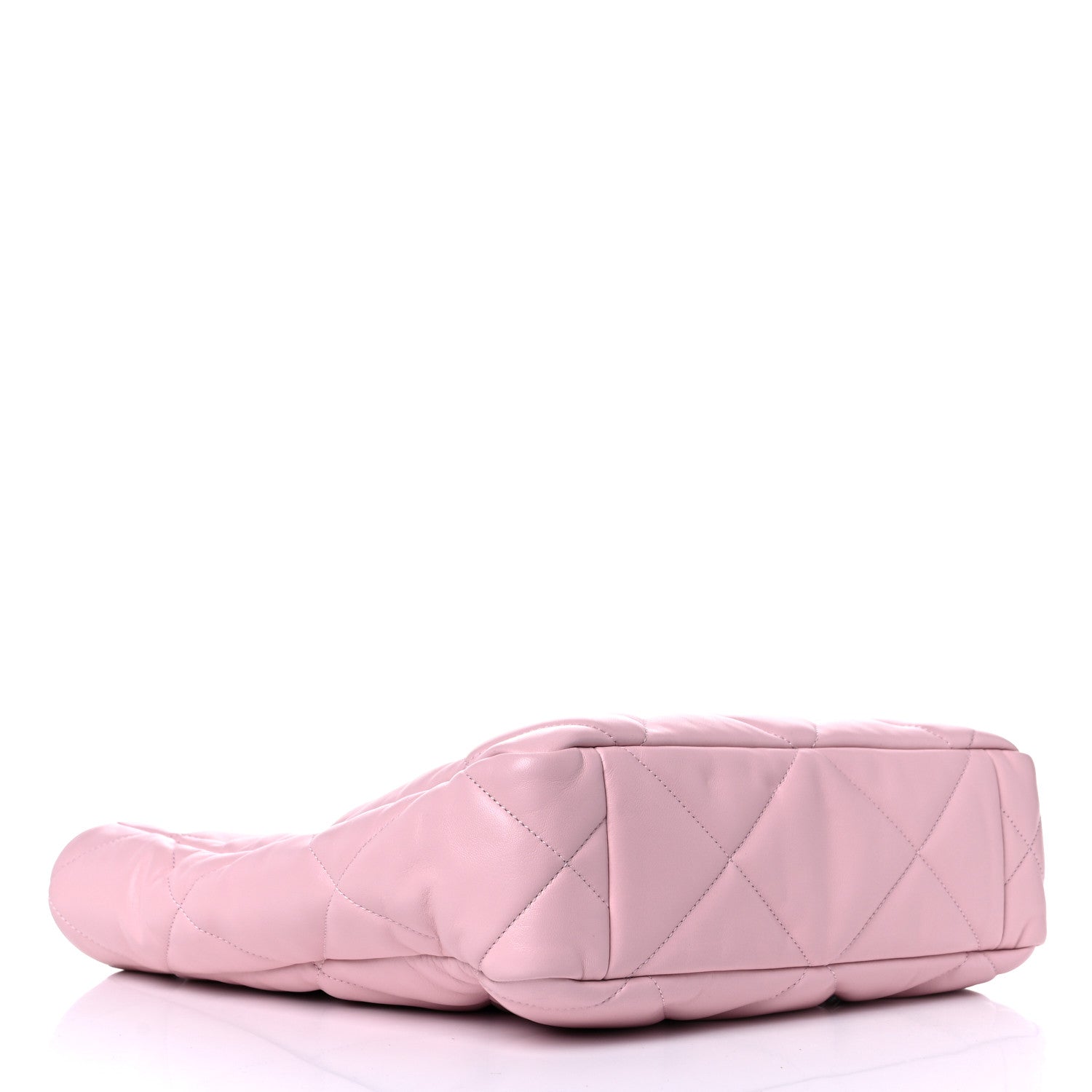 Chanel Lambskin Quilted Chanel 19 Shopping Bag Pink 4 of 12
