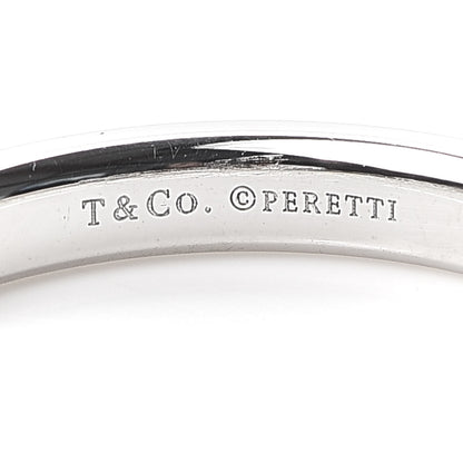 Tiffany Platinum 3mm Classic Wedding Band Ring 56 7.5 4 of 5