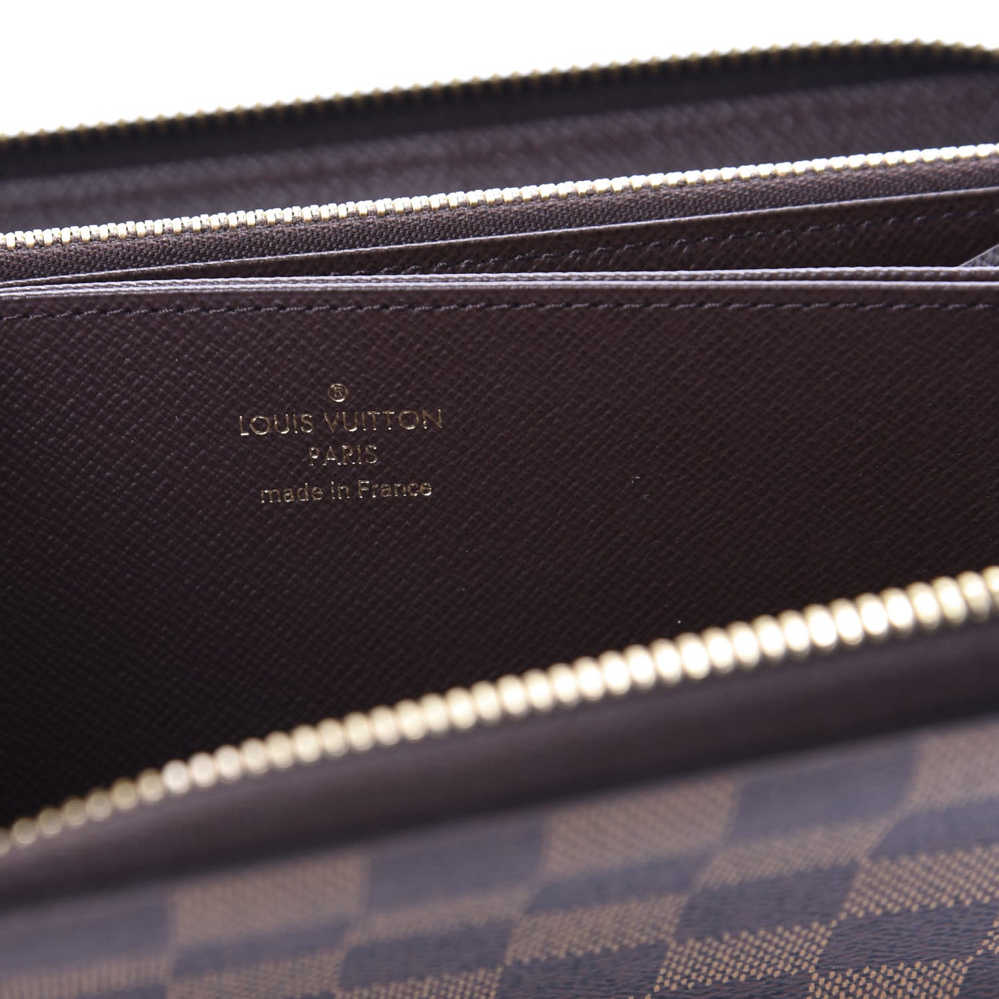 Damier Ebene Zippy Wallet