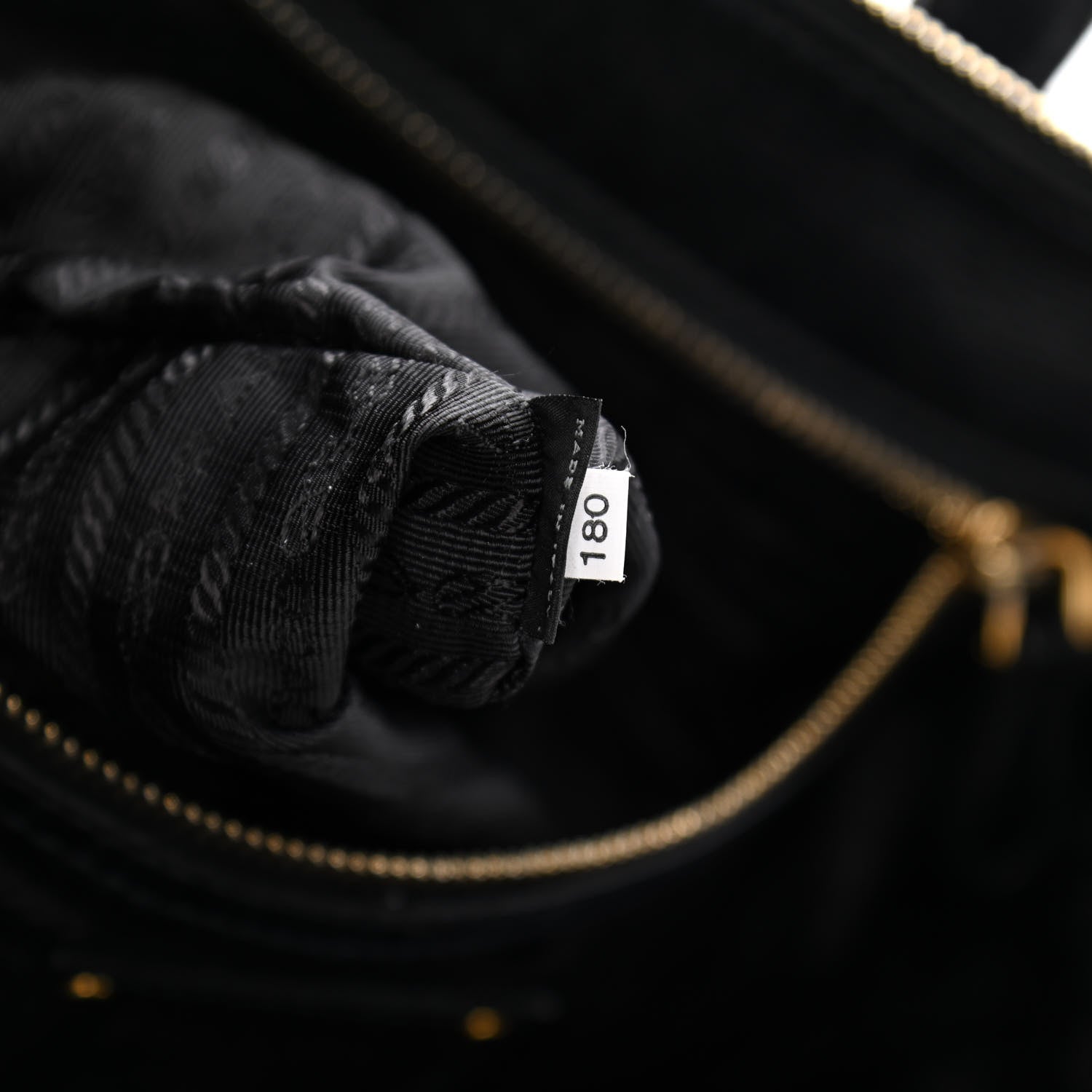 Prada Vitello Shine Tote Black 7 of 15