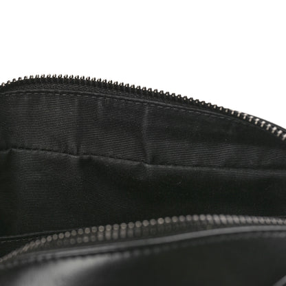 Saint Laurent Calfskin Matelasse Monogram Monochrome Lou Camera Bag Black 9 of 9