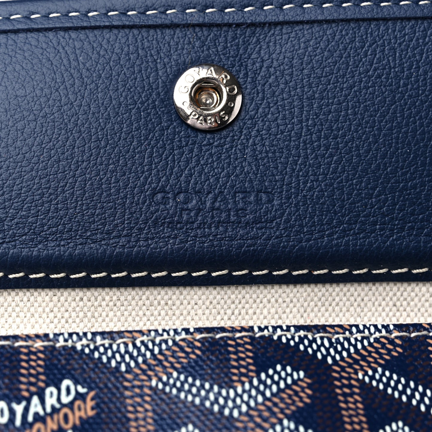Goyardine Saint Louis PM Navy