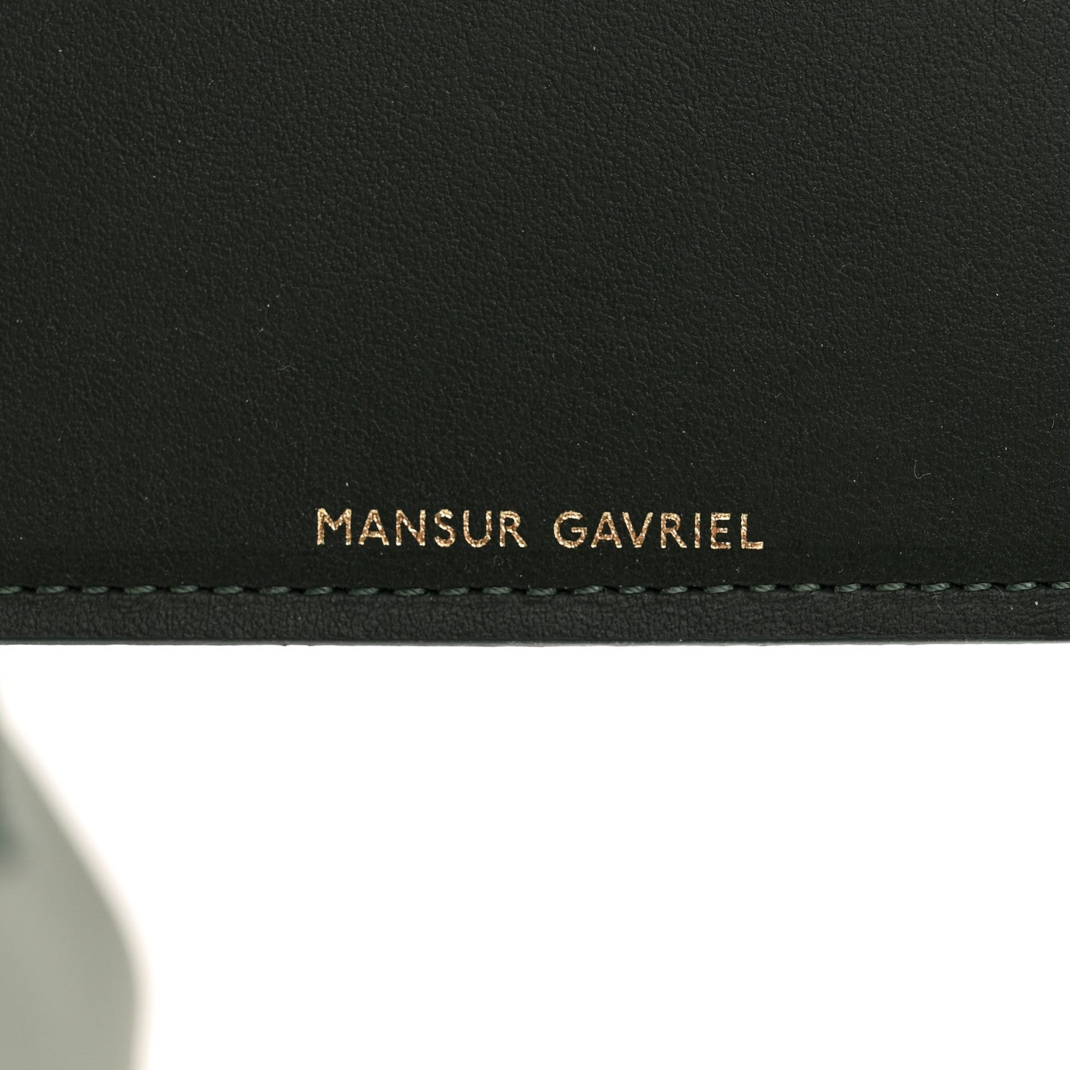 Mansur Gavriel Calfskin Large Shopping Tote Moss 7 of 13